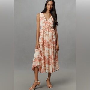 REFORMATION Farah V neck Midi Dress